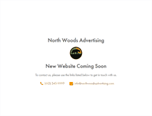 Tablet Screenshot of northwoodsadvertising.com